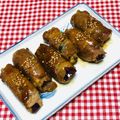 tokotann's cooksnap of when they made なすと大葉の豚肉巻き.