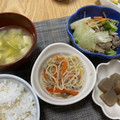 クック3IJVP1☆'s cooksnap of when they made 作り置き、鶏挽き肉と春雨のアジアン炒め。.