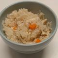 新妻あや's cooksnap of when they made ゆで鶏スープで炊き込みご飯.