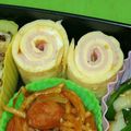 クックDAD's cooksnap of when they made 卵1つで♪お弁当ハムロール&チーズロール.