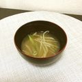 ☆こまっと☆'s cooksnap of when they made 【おみそ汁】モロッコいんげんのお味噌汁.