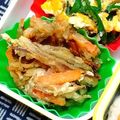 nosso's cooksnap of when they made きんぴらごぼうのリメイクに！ごぼ天.