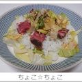 ちょこ☆ちょこ's cooksnap of when they made 簡単すぎるローストビーフ丼.