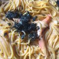 秀狼1011's cooksnap of when they made ウニ豆乳クリームパスタ.