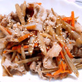 ❀まいねこ❀'s cooksnap of when they made 豚肉とごぼうの甘辛煮.