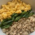 3monsters's cooksnap of when they made わが家の三色そぼろ丼〜♪.