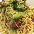 seacomet's cooksnap of when they made シャキシャキ新玉ねぎ＆アボカド春パスタ♪.