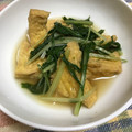 ＊のえるさん＊'s cooksnap of when they made 水菜と厚揚げの出汁煮.