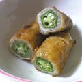 yuma6's cooksnap of when they made 甘辛でご飯に合う!オクラの豚肉巻き.
