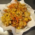 あくるの's cooksnap of when they made 子供も大好き♪トウモロコシと人参の天ぷら.