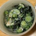 もんこ620's cooksnap of when they made きゅうりとわかめの梅肉あえ.
