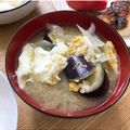 ＊mahoo＊'s cooksnap of when they made なすと玉ねぎと卵＊味噌汁.