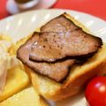 アイリッシュショコラ's cooksnap of when they made ご当地トースト＊ローストビーフトースト.