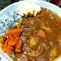 ユーロン's cooksnap of when they made 華麗（カレー）に黒すり胡麻ライス.