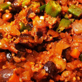 Aika601's cooksnap of when they made なすと挽き肉のカレー炒め.
