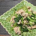 おはなすき's cooksnap of when they made 小松菜豚肉炒め.