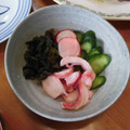 i_yokan's cooksnap of when they made 梅酢たこ きゅうりとわかめの酢の物.