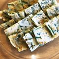 プンコ's cooksnap of when they made 混ぜて焼くだけ☆にらチヂミ.