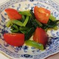 ややもん★'s cooksnap of when they made 小松菜とトマトでさっぱりサラダ.