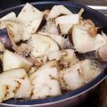 ヤスの妻's cooksnap of when they made なす、大根、きのこ、ウインナーの煮物.