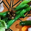 にゃ★にゃ's cooksnap of when they made インゲンのにんにくおかか和え.