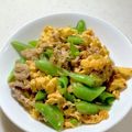 ♪ゆかたん♡'s cooksnap of when they made スナップエンドウと卵の中華炒め.