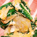 ともみ⭐️'s cooksnap of when they made 簡単！豚バラとニラの卵とじ.