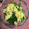 ちゃぎー's cooksnap of when they made 【作り置】小松菜の卵炒め.