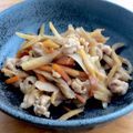 jun©'s cooksnap of when they made 豚肉とごぼうの甘辛煮.