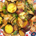 abcdefghｉｊ's cooksnap of when they made しいたけとさつまいものオイスター炒め.