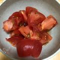 みりん調味料's cooksnap of when they made ザクザクトマトのひとてま酢サラダ.