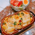 カーマさん's cooksnap of when they made 簡単！チキンとポテトのトマトグラタン.