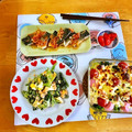 komutatata's cooksnap of when they made 簡単☆ほうれん草と明太子の卵炒め.