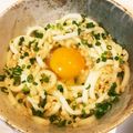sara0802's cooksnap of when they made 職人直伝だし醤油をアレンジした釜玉うどん.