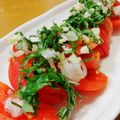 ハッピーみっけ♪'s cooksnap of when they made 夏に食べたい！トマトの薬味のっけ.