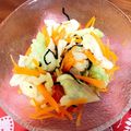 michhey's cooksnap of when they made キャベツと人参の塩昆布和え.