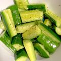 kokomama＊'s cooksnap of when they made 【即席おつまみ】塩たたききゅうり.