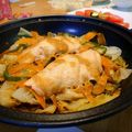 ありありころろ's cooksnap of when they made タジン鍋で秋鮭のちゃんちゃん焼き.
