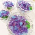 Natsu♡Ayu's cooksnap of when they made 雨上り キラキラ紫陽花ゼリー.