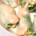 △▽食いしんぼう△▽'s cooksnap of when they made ヘルシー！海老とアボガドと豆腐の生春巻き.