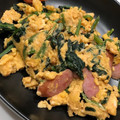 michi8840's cooksnap of when they made 簡単☆ほうれん草と明太子の卵炒め.