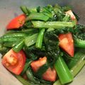 saki1010's cooksnap of when they made Oilすっきり✿青梗菜とトマトのおひたし.
