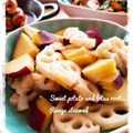 ＴＷＯＨＥＡＲＴＳ's cooksnap of when they made 白だしでさつまいもとレンコンのレンジ蒸し.