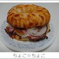 ちょこ☆ちょこ's cooksnap of when they made ベーグルｄｅ＊ローストビーフサンド.