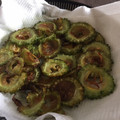 黒めんぼう's cooksnap of when they made ゴウヤの素揚げ！(材料3つだけ〜).
