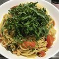 完熟パイナポ's cooksnap of when they made トマトと大葉の簡単パスタ.