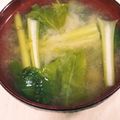 あさここなっつ's cooksnap of when they made 栄養たっぷり♪かぶの葉の味噌汁.