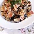 ♡こもれび♡'s cooksnap of when they made なすとベーコン、青じそのふわ卵炒め☆☆.