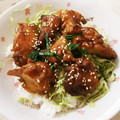 main73's cooksnap of when they made 簡単！3分で唐揚げ丼.