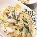 クックGEUM4S☆'s cooksnap of when they made ◆簡単♡ささみのクリームスパゲッティ◆.